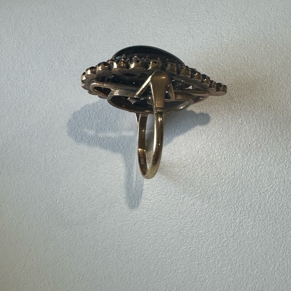 💎Antique 💎Bohemian Garnet Ring 14k - Picture 6 of 8